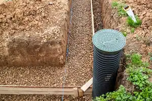 Custom Tacoma infiltration trench in WA near 98404